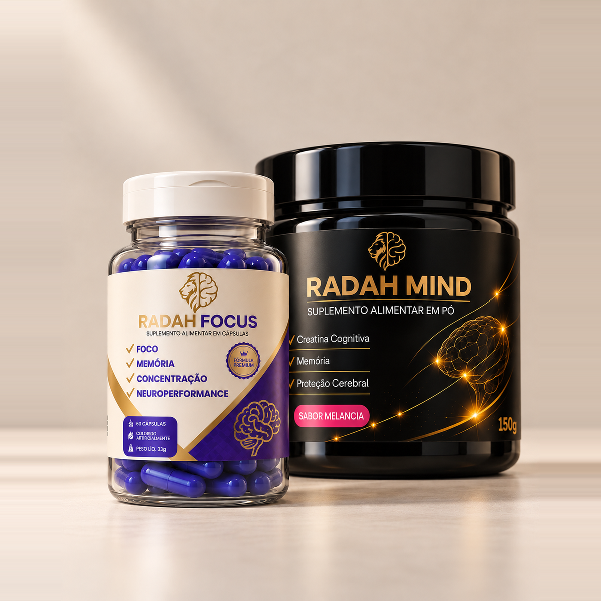 COMBO RADAH FOCUS + MIND melancia