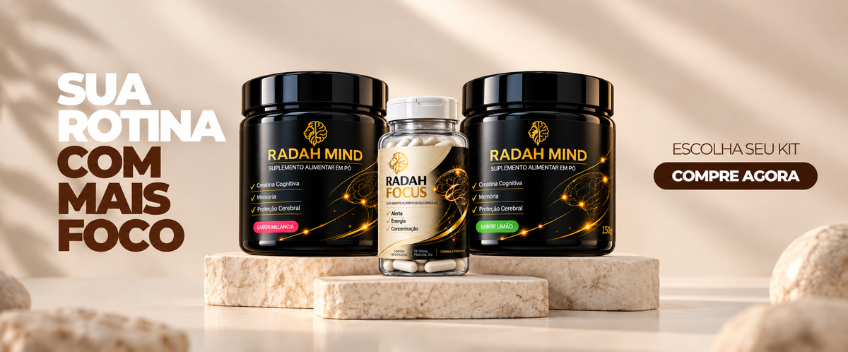 Banner combo RADAH FOCUS + MIND (rótulo novo)