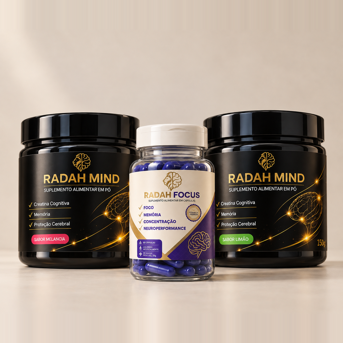 COMBO 2 RADAH MIND + 1 RADAH FOCUS