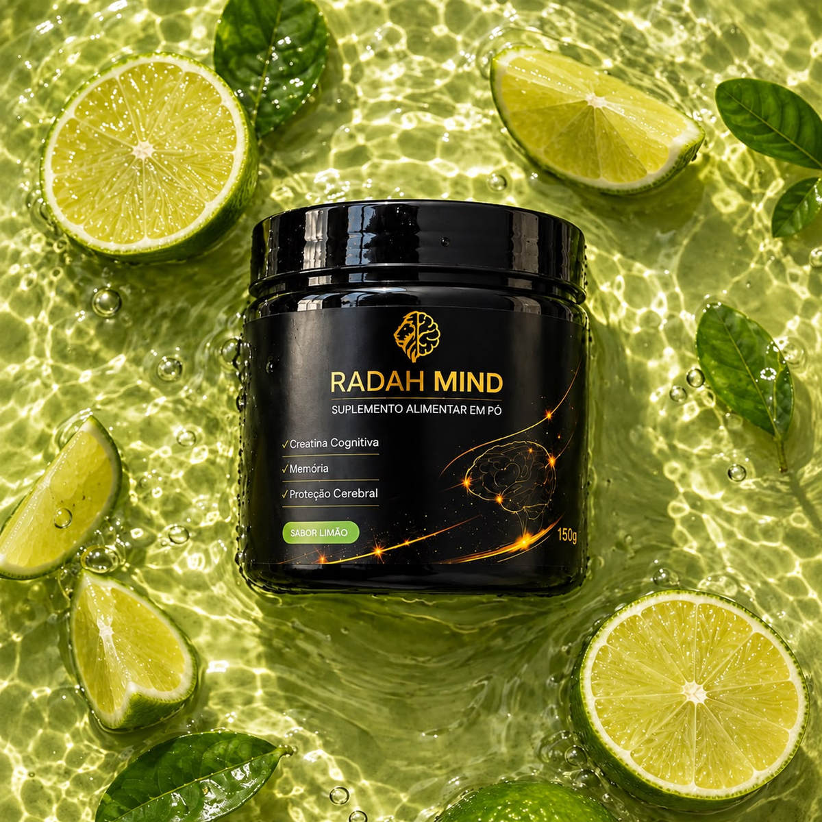 RADAH MIND sabor limão, 150g